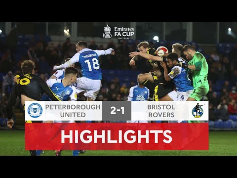 Mumba Sends The Posh Through! | Peterborough United 2-1 Bristol Rovers | Emirates FA Cup 2021-22