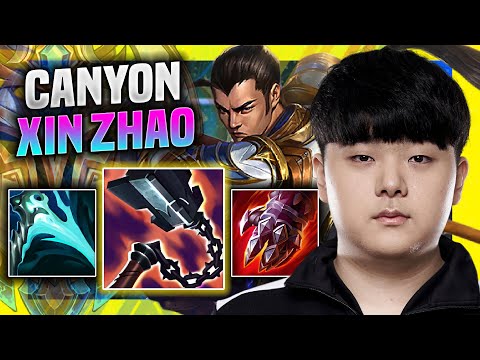 CANYON DOMINATING WITH XIN ZHAO! - DK Canyon Plays Xin Zhao Jungle vs Volibear! | Season 11