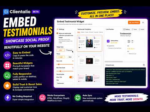 Embed Customer Testimonials thumbnail
