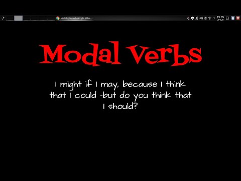 Modal Verbs in English