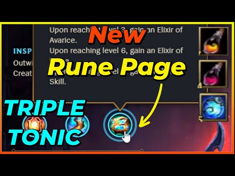 Leagues New rune Page  (Triple Tonic)