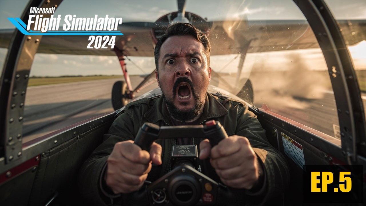 MICROSOFT FLIGHT SIMULATOR 2024 EP.5 "Aterrizaje caótico: no sé qué pasó"