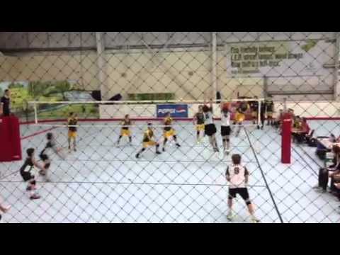 Langley Christian awesome volleyball rally