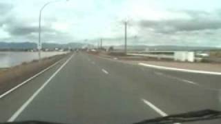 preview picture of video 'Driving Across Australia Passing Port Augusta 28 4 09'