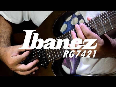 Ibanez RG7421PBSBF RG Standard 7-string Guitar - Sapphire Blue Flat image 7