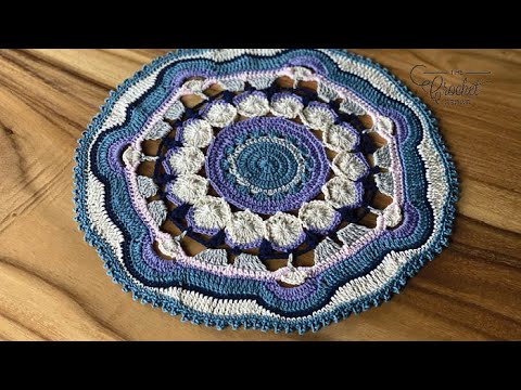 Crochet Sun Blossom Mandala Doily
