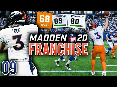 Madden 20 Franchise (Y1:G8) Ep.9 - Starting Debut of Rookie QB Drew Lock