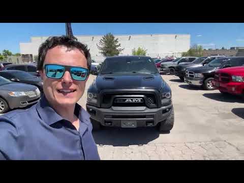 2022 Ram 1500 Classic Warlock 4x4 Crew Cab 5'7" Box in Black for sale at Kitchener Chrysler Dodge Jeep Ram in Kitchener, ON
