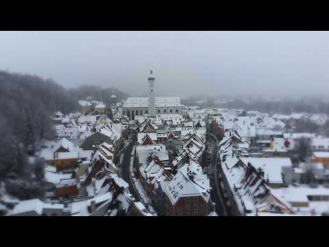 Winterwonderland Landsberg am Lech captured by Mavic Air