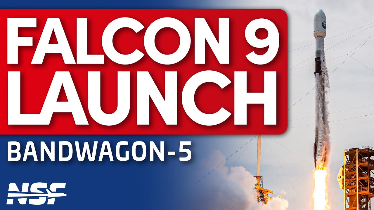 SpaceX Launches Falcon 9 with Bandwagon-5