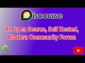 Discourse, a free, self hosted, open source modern forum system for gathering your online community.