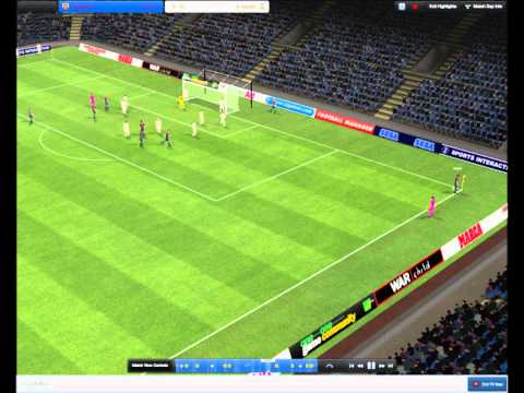 Football Manager 2012 FULL GAME - Tactics + El Clasico 3D Match Highlights