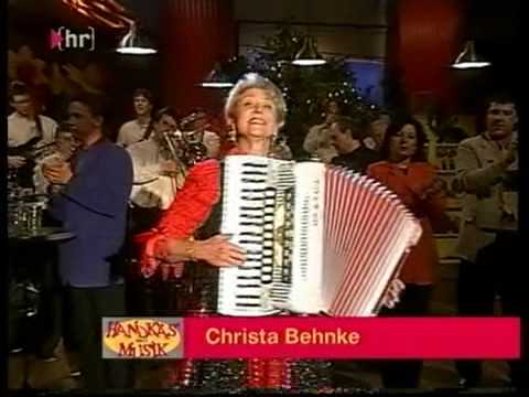 Christa Behnke  Akkordeon Weltmeisterin     "Salto Tastale"    Hand Käs mit Musik