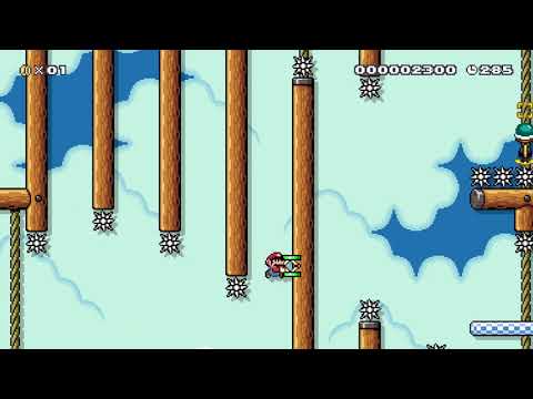 ★Airborne Airship★ by Mocolucus 🍄 Super Mario Maker 2 ✹Switch✹ #aur