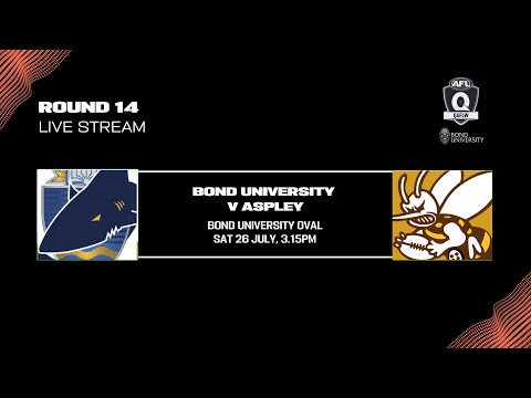 LIVE Bond University QAFLW ROUND 14 - Bond University v Aspley
