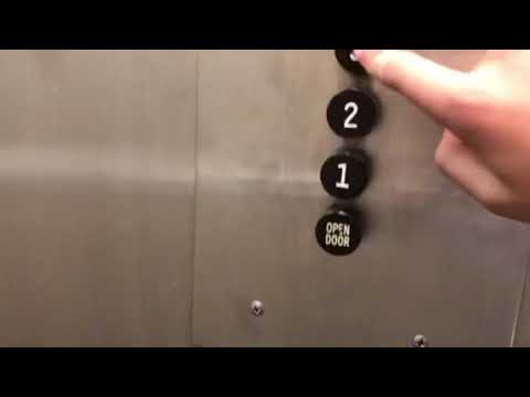 CLOSED: 1970 Otis Black Button Hydraulic Elevator At 120 W Eastman Street In Arlington Heights, IL