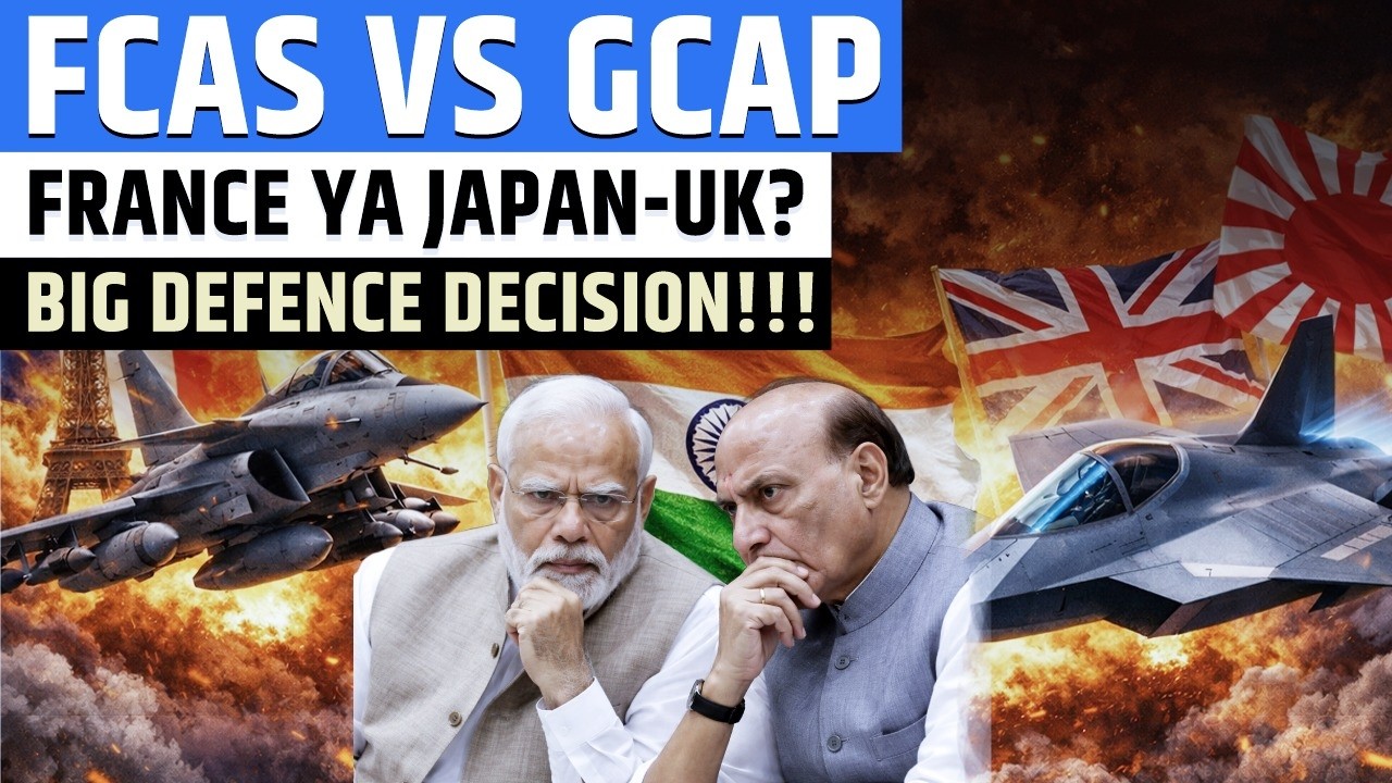 India’s 6th Generation Fighter Decision: Will India Stay With France?FCAS vs GCAP |France, UK, Japan