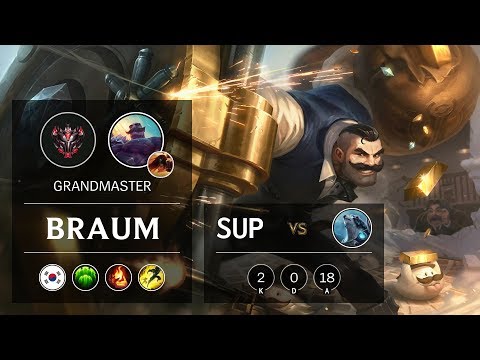 Braum Support vs Volibear - KR Grandmaster Patch 9.15