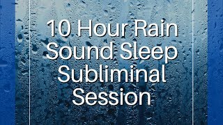Motivation to Get Things Done - (10 Hour) Rain Sound - Sleep Subliminal - By Thomas Hall