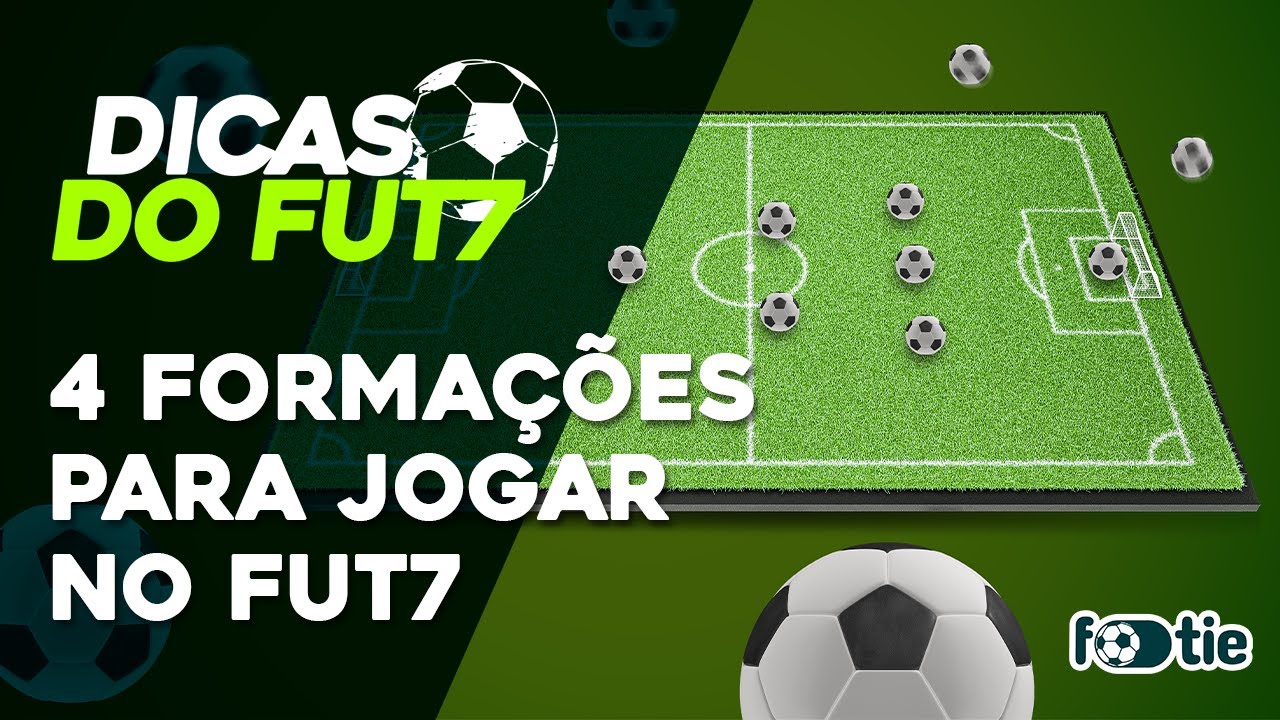 4 FORMAÇÕES PARA JOGAR NO FUT7 #DicasDeFUT7