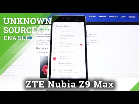 How to Allow Unknown Sources in ZTE NUBIA Z9 Max – Enable Apps