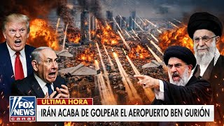 Irán acaba de atacar el aeropuerto Ben Gurion — la última salida de Israel acaba de cerrarse