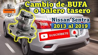 Cambio de balero trasero Nissan Sentra