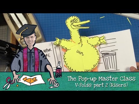 Pop-Up Master Class with Matthew Reinhart: V-Folds Part 2 (Risers)