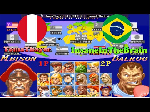 Super Street Fighter 2: The New Challengers ➤ TomaThayer (Peru) vs InsaneInTheBrain (Brazil)