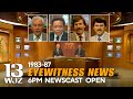 WJZ-TV Baltimore | Eyewitness News 6PM Newscast Open | 1983-1987 | WJZ 13