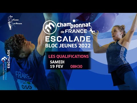 Qualifications Championnat de France Jeunes Escalade de Bloc 2022