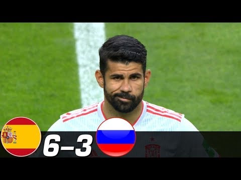 spain vs russia  6 - 3 All Goals & Extended Highlights RÉSUMÉ & GOLES ( Last Matches ) HD