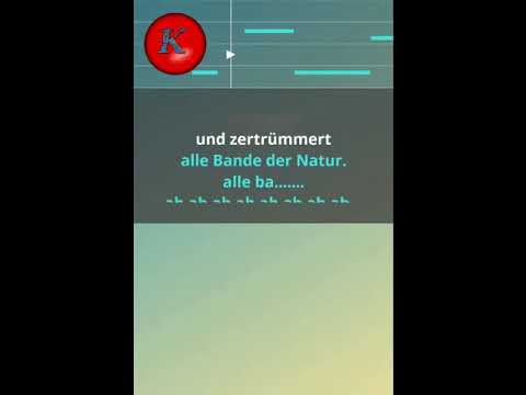 Mozart- Der holle rache. Karaoke