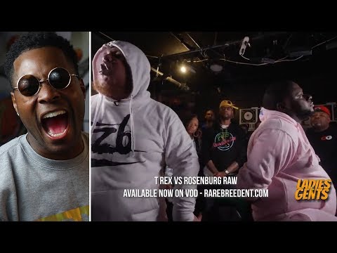 ROSENBERG Raw BURIED FOSSILS & BURNED Remains!!! vs T REX!! RBE LADIES & GENTS Rap BATTLE! REACTIONS