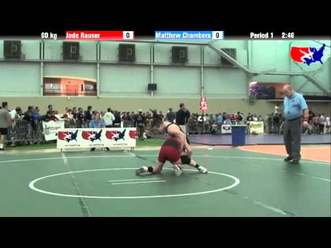 Jade Rauser vs. Matthew Chambers at 2013 ASICS University Nationals - FS