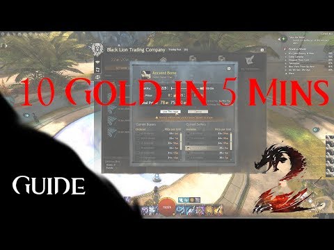 Make 10 gold profit in 5 Minutes - Spirit Shard to Gold - Guild Wars 2 Guide