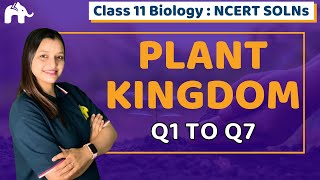 Plant Kingdom Class 11 Biology | Chapter 3 Ncert Solutions Questions 1-7