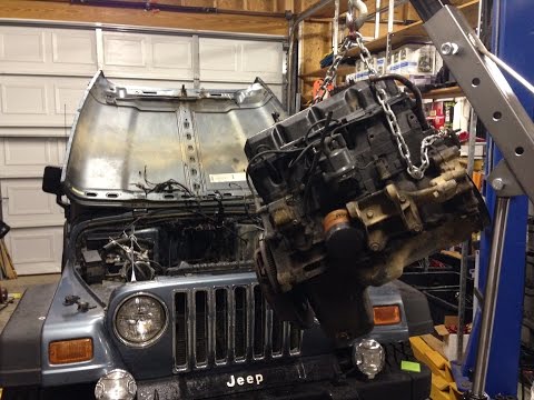 Jeep wrangler двигатель снимок
