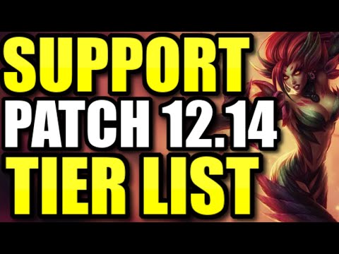 Patch 12.14 Support Tier List ... (HUGE CHANGES!)