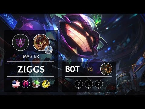 Ziggs Bot vs Cassiopeia - NA Master Patch 9.6