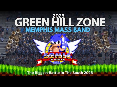 Green Hill Zone / Boss Theme (Sonic OST) - Memphis Mass Band | Biggest Battle In The South 2025🔥🎥🎬‼️
