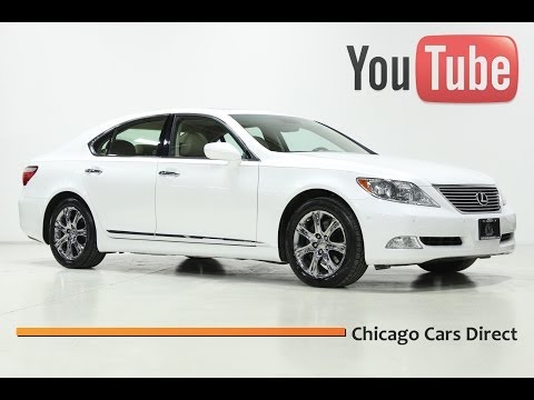 Chicago Cars Direct Presents a 2008 Lexus LS460. Starfire Pearl White/Cashmere. X13459