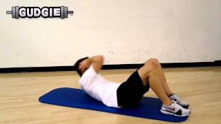 Floor twist crunch alternating exercise video thumbnail