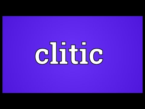 Clitic Meaning