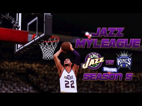 NBA 2k16: Jazz MyLeague at Kings [S5 G1, Ep. 32]