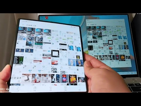 The Huawei Mate X2 has a pretty cool screen mirroring feature