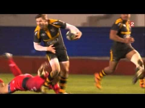 Guy Thompson try - Toulon vs Wasps Rugby Champions Cup HD