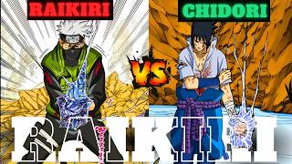 CHIDORI VS RAIKIRI! SÃO JUTSUS DIFERENTES ? QUAL O MAIS PODEROSO ?