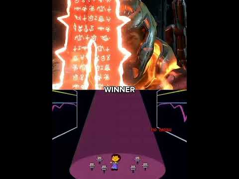 Doom Slayer vs Frisk ❤ #shorts