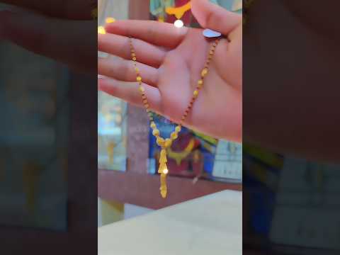 Gold black pearl Chain necklace design #shorts #viral #jewellery #jewellerydesign #gold #viral